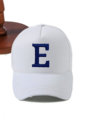ŞapkaMania Navy Blue E Luxury Gabardine Cap