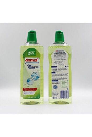 DOMOL Banyo Yüzey Temizleyici Sirke Asidi 1000 ml X 2 Adet