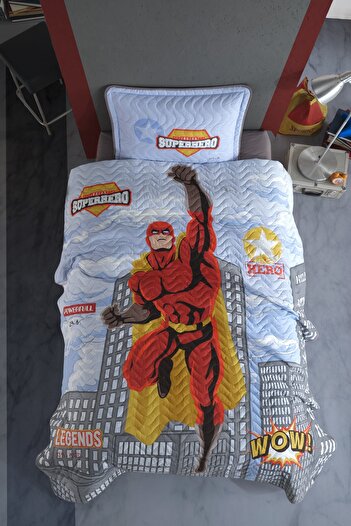 Clasy Ranforce 100% Cotton Single Bedspread Set