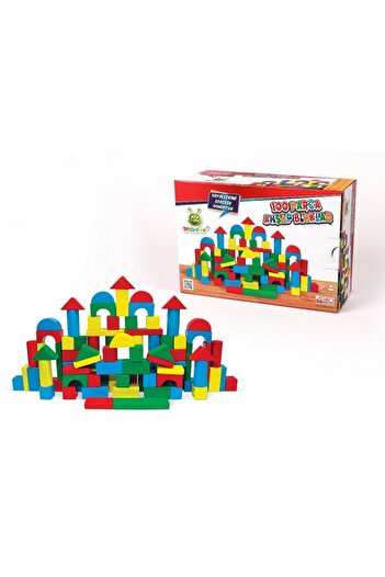 KARSAN Woodoy Ahşap Bloklar 100 Parçalı 085kr