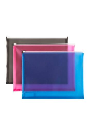 Bigpoint A4 Gusseted Document File - 5-Piece Smoky Bag
