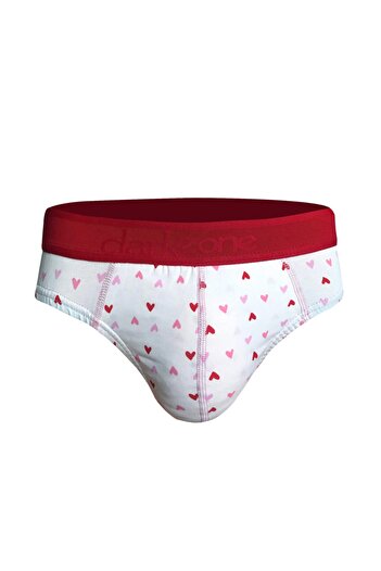 darkzone Heart Patterned Colorful Men's Slip
