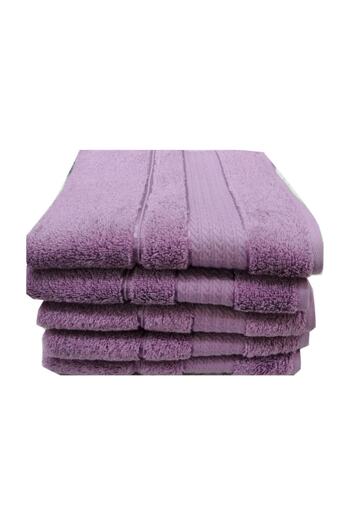 Özdilek Lilac Patterned Towel 50x90 cm
