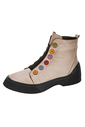 İNZE AYAKKABI Mink Genuine Leather Boots - Model Name Kahlo