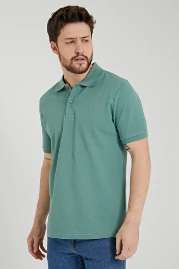 AMAZING CRASH Honeycomb Pique Fabric Polo Neck T-shirt Black Xxl