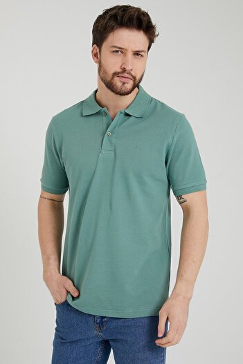 AMAZING CRASH Honeycomb Pique Fabric Polo Neck T-shirt Black Xxl