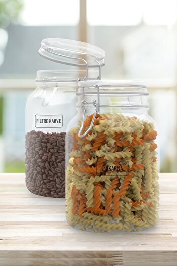 colortouch Transparent Black Printed 140 Pieces Spices Pulses Nuts Jar Label Sticker Organizer
