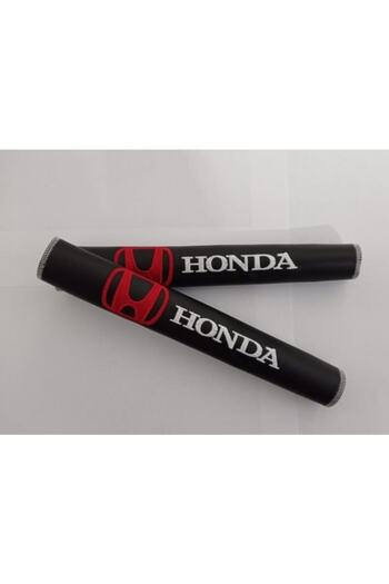 Honda Siyah Araba Oto Boyun Yastığı Ve Eminiyet Kemer Kılıfı Set 4 Parça