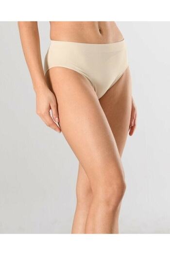 Bestin Chiloți brazilian moale, fără sudură, Push Up, de culoarea pielii
