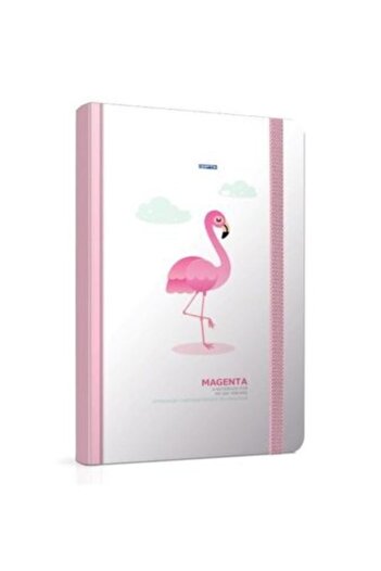 Gıpta Magenta 13x21cm Hard Cover 120 Sheets Ruled Notebook 34185