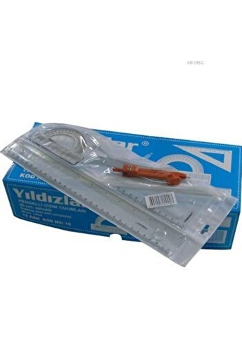 Yıldızlar Yayınları Drawing Set with Compasses 30 Cm. Code.019