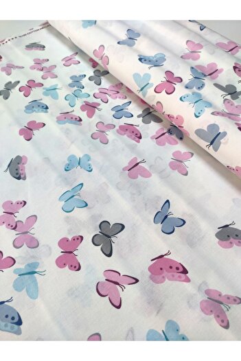 Wella Home Kelebekler Poplin / Akfil Fabric 240 Width