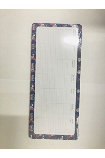 Gıpta 28x12cm Weekly Plan Notebook 52 Sheets