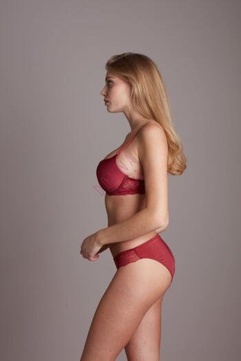 MİSS CLAİRE 11-533 Model - Single Bra with Thin Back Lace and Underwire Support