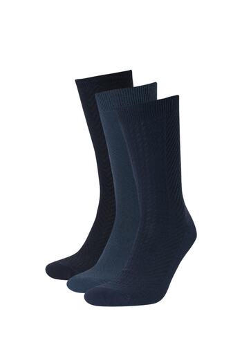 DeFacto Men's Cotton 3-Piece Socks V5577azns
