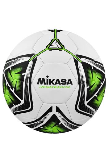 MIKASA Regateador Stitched No 4 White Green Football Ball