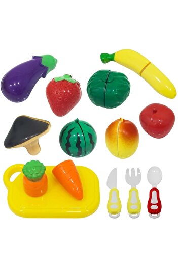 Birlik Oyuncak Boxed Fruit and Vegetable Cutting Set 22 Piece Toy Akids