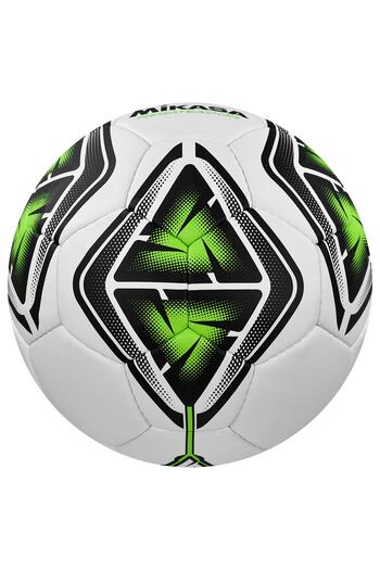 MIKASA Regateador Stitched No 4 White Green Football Ball