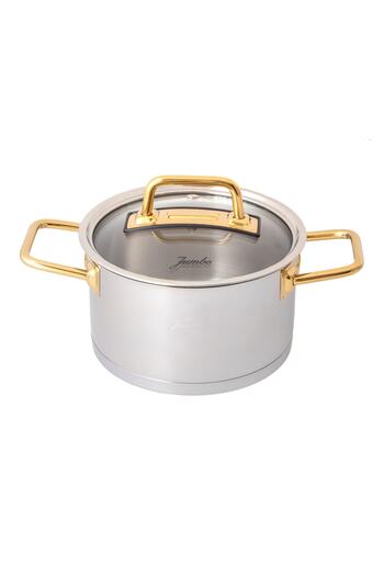 Jumbo Assos Midi 3-Piece Titanium Gold Pot Set