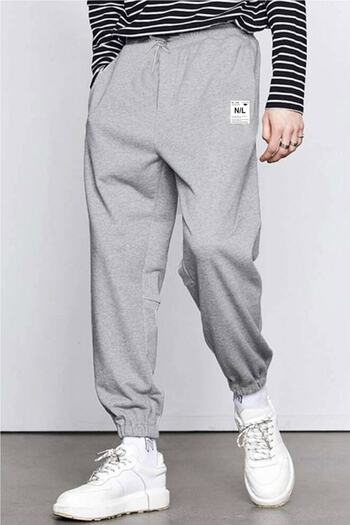 North London Ανδρικό Φούτερ σε Γκρι Oversize Cut N/l
