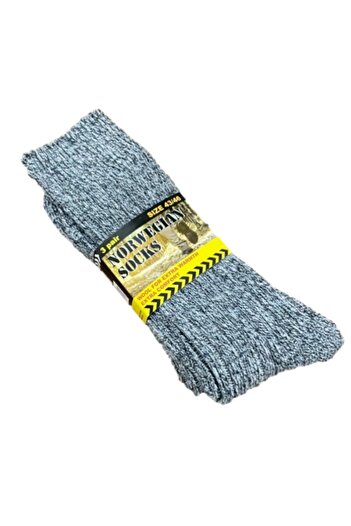on my way Onmyway 3 Çift Norveç Tipi Termal Etkili Yünlü Çorap Norwegian Socks Gri