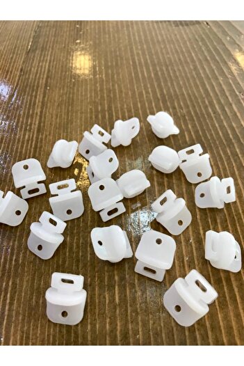 Perdeplus Curtain Button Cornice Curtain Finisher Lock Stop 10 Pieces