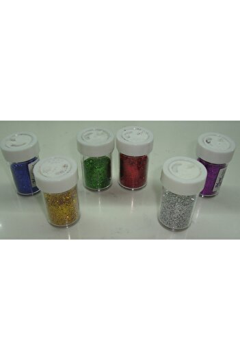 Masis Powder Sim 8 Gr Salt Boxed (γκρι-χρυσό-μπλε-μοβ-κόκκινο-πράσινο) Συσκευασία των 6