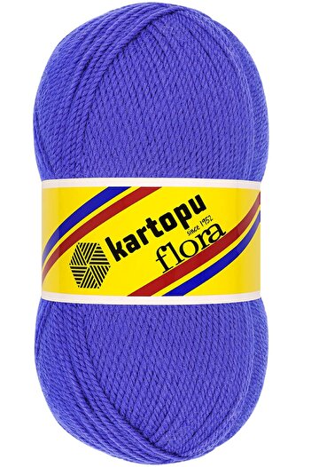 Kartopu Flora Patiklik Ip Saks Mavi I K624