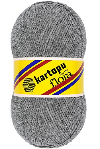Kartopu Flora Patiklik Ip Gri I K1002