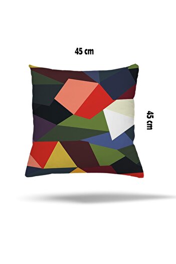 on the clouds Geometric Leaf Pattern - Hidden Zippered Pillow Case Throw Pillow Cover Seat Pillow Case