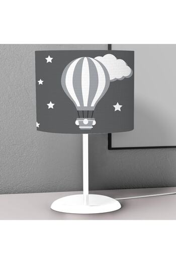 instababyrooms Gray Digital Printed Balloon Cloud Patterned Children's Room - Desktop Lampshade Chandelier