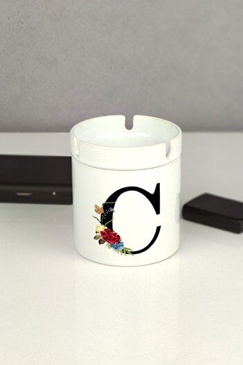 Hediyelen Letter C Unscented Ashtray