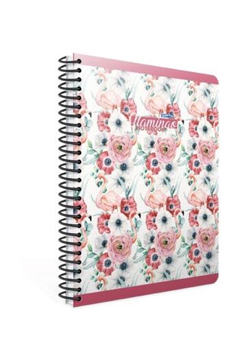 Gıpta Flamingo 17x24 100 Yp Hard Cover Lined Notebook Multi Flower