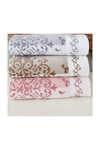 Özdilek Emily Velvet Hand and Face Towel 50x90 (3 Pieces)