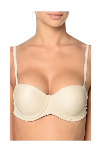 Orkide 2850 Strapless Bra with Transparent Back Support