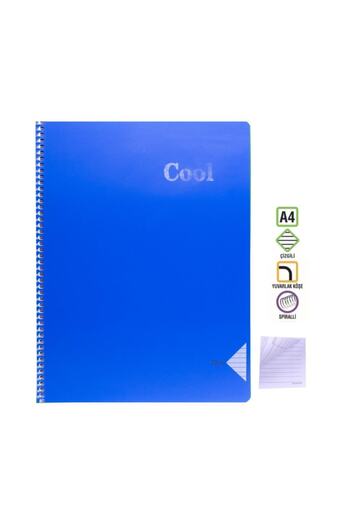 KESKİN COLOR Keskin A4 зошит 72 арк. Лінійований Spr. Pp. Kpk. Cool Blue