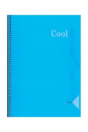 KESKİN COLOR Гострий A4 зошит 72 аркуші. Без ліній (гладкий) Spr. Pp. Kpk. Cool Turkuaz