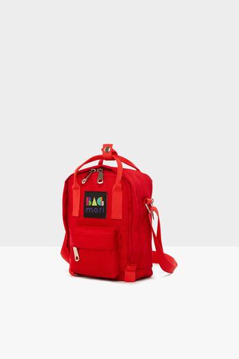 Bagmori Red Women's Cross Square Parachute Mini Bag M000004373