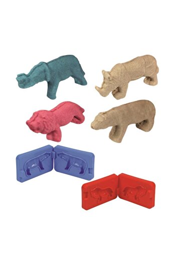 HEROES 3D Molded Forest Animals Kinetic Sand Set 500 Gr Sand-034
