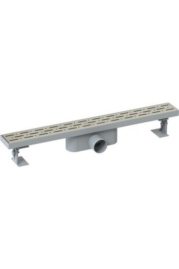 Maxiflow Line Duş Kanalı 20-33-40-50-80 Cm Duş Süzgeç Kanalı Q50 Yandan Çıkışlı