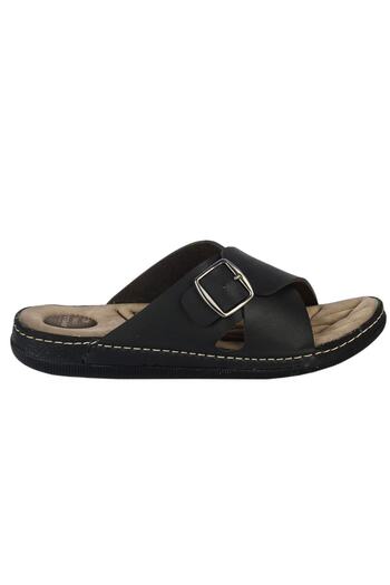 Apella Men's Black Casual Slippers Lord 955-3
