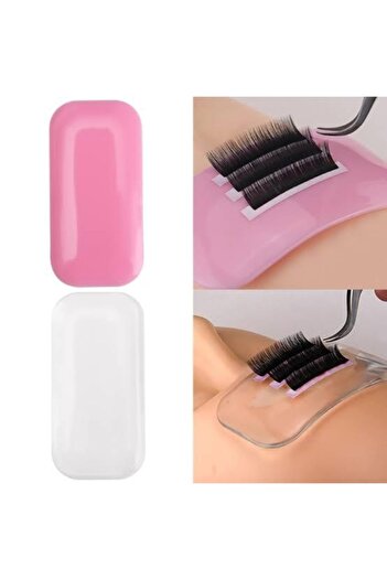 OZLEM BASAR BEAUTY Ipek Kirpik Paleti Kaydırmaz Silikon Ipek Kirpik Dizme Standı Ipek Kirpik Paleti