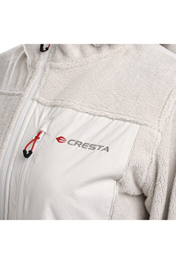 Cresta Kadın Ekru Outdoor Yumuşak Polarlı Ceket