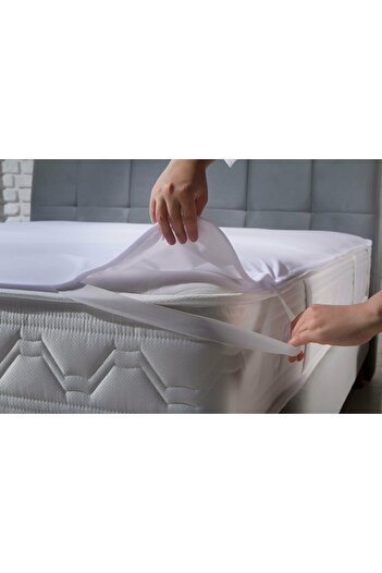 Doqu Home Sleepline Sıvı Geçirmez Alez Beyaz