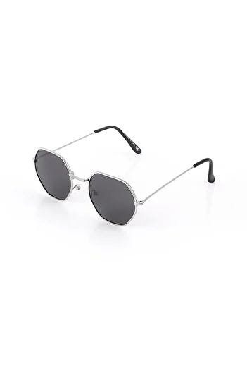 Polo55 Metal Frame Octagonal Unisex Sunglasses Pl19m40r006
