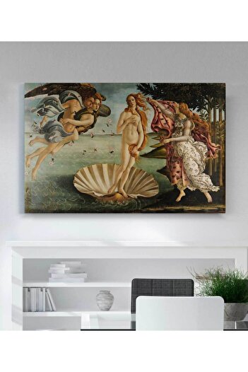 StellaStore Sandro Botticelli - Venüs'ün Doğuşu Kanvas Tablosu