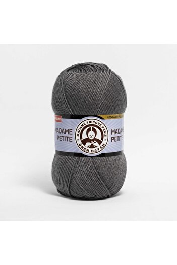 Ören Bayan Madame Petite Antipilling Hand Knitting Thread 100 Gr143 Anthracite