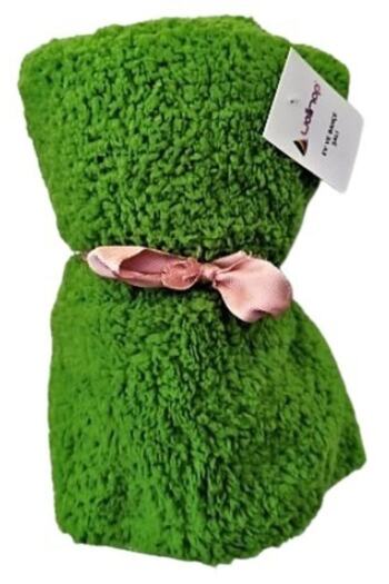 Wellmop Σάλι Home Garden 56x120 cm Σκούρο Πράσινο
