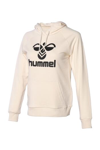 hummel Billund Off-White γυναικεία φούτερ με κουκούλα