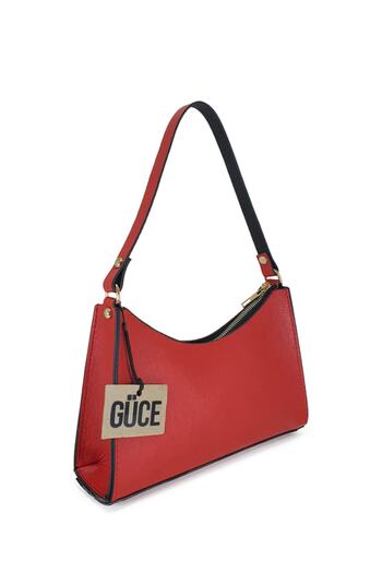 Güce Red Color Baguette Baguette Hand and Shoulder Bag Gc009002